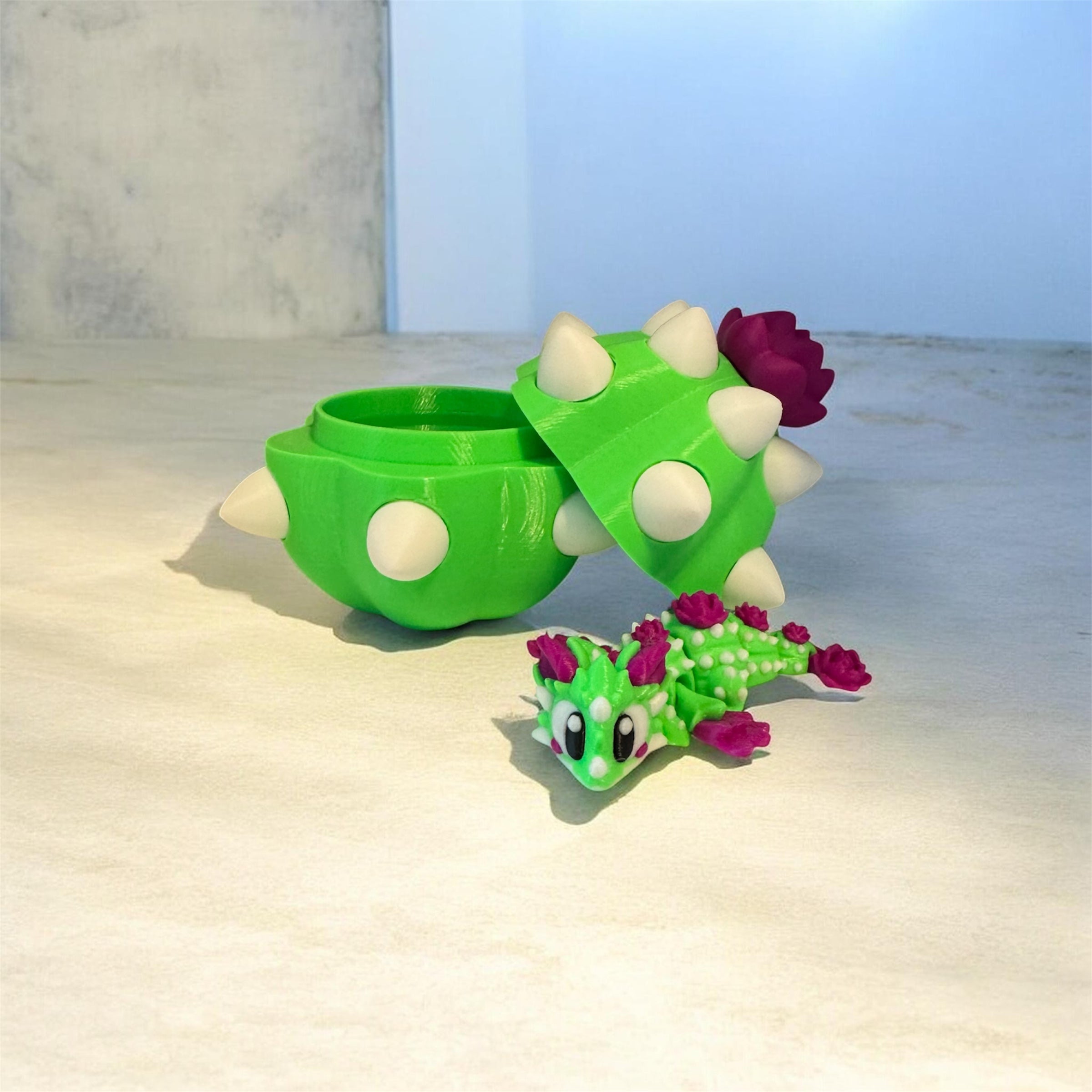 Cactus dragon with the egg