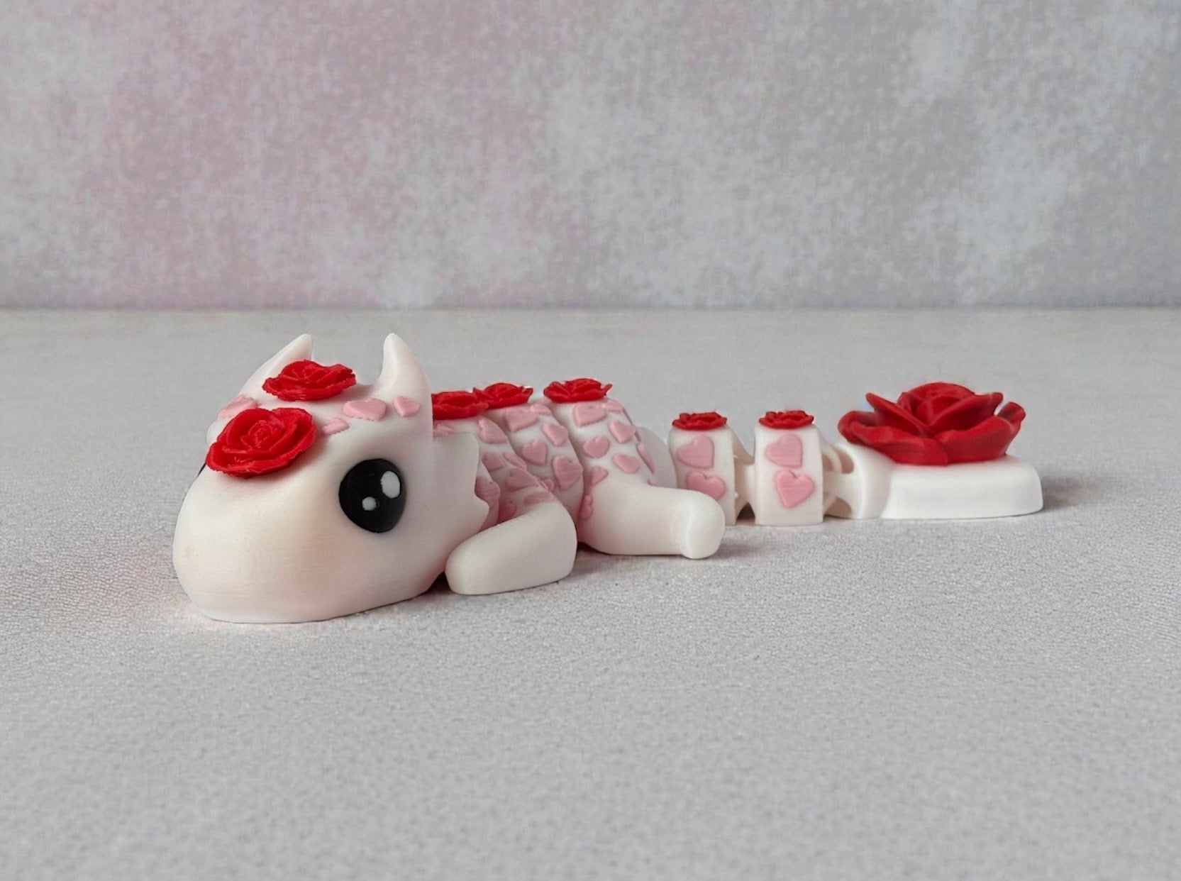 Rose Heart 3D Printed