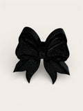 Black Bow 3D printed straw topper