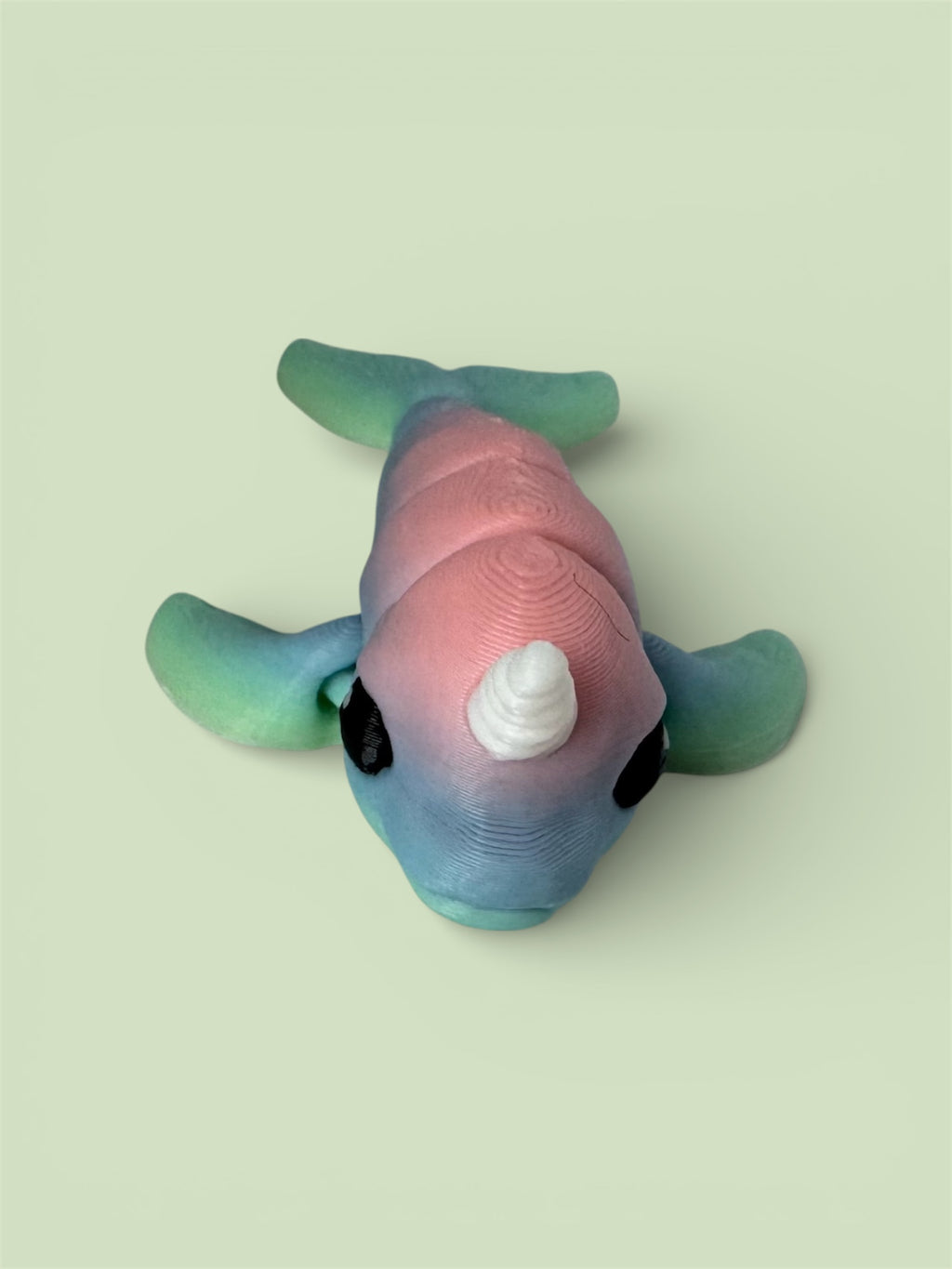 Mini Narwhal 3D Printed