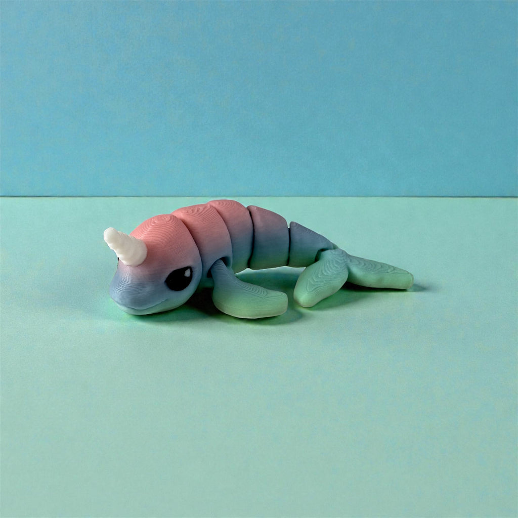 Mini Narwhal 3D Printed