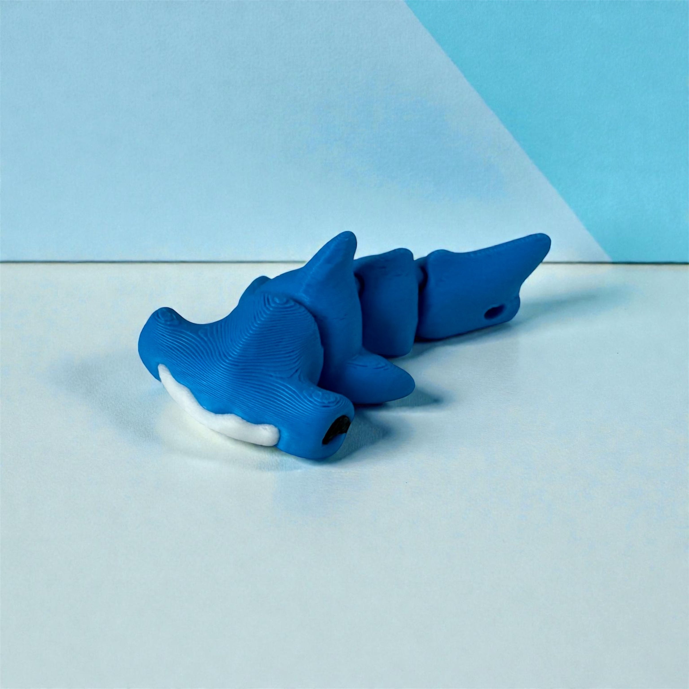 Mini Shark with Keychain option 3D Printed