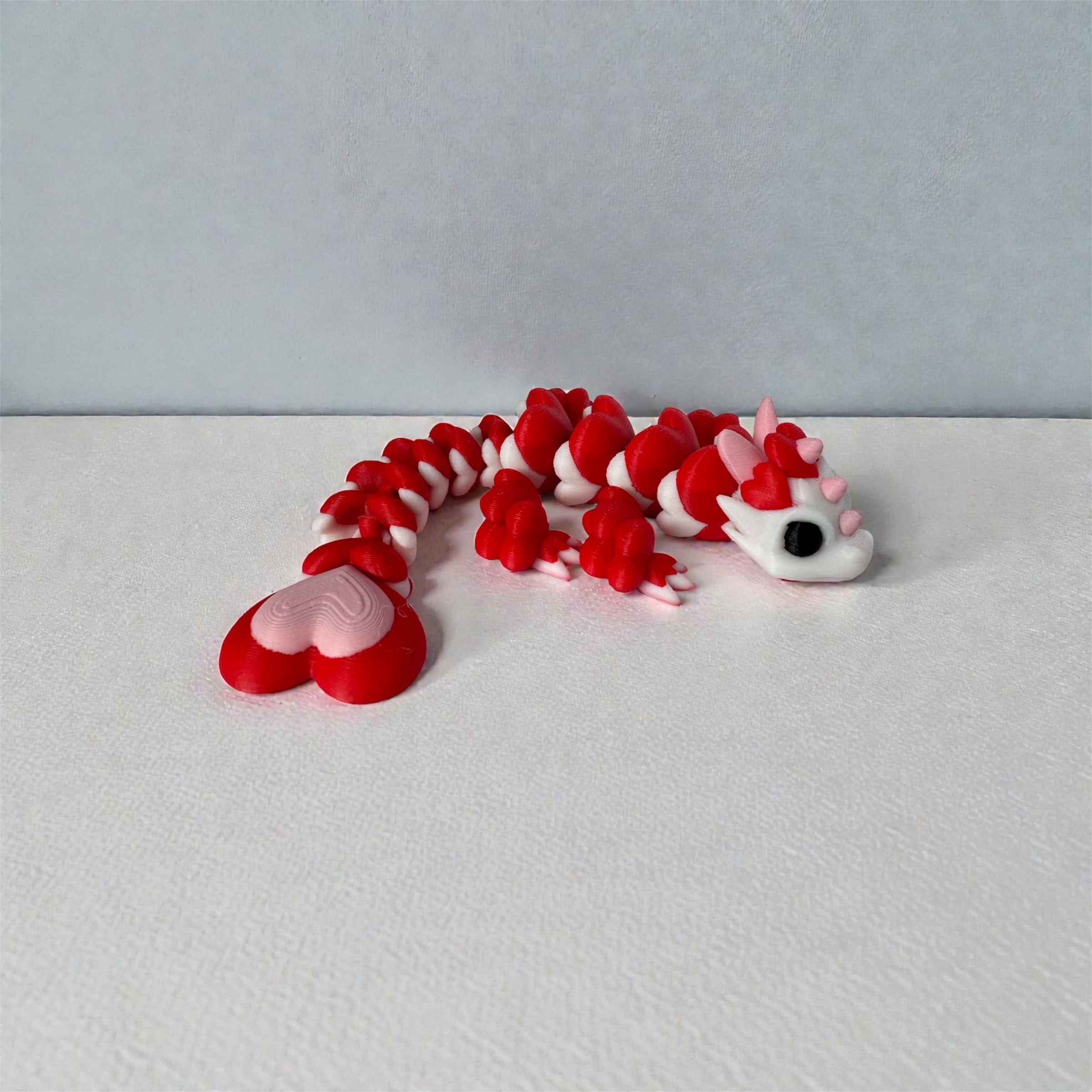 Heart Dragon 3D Printed