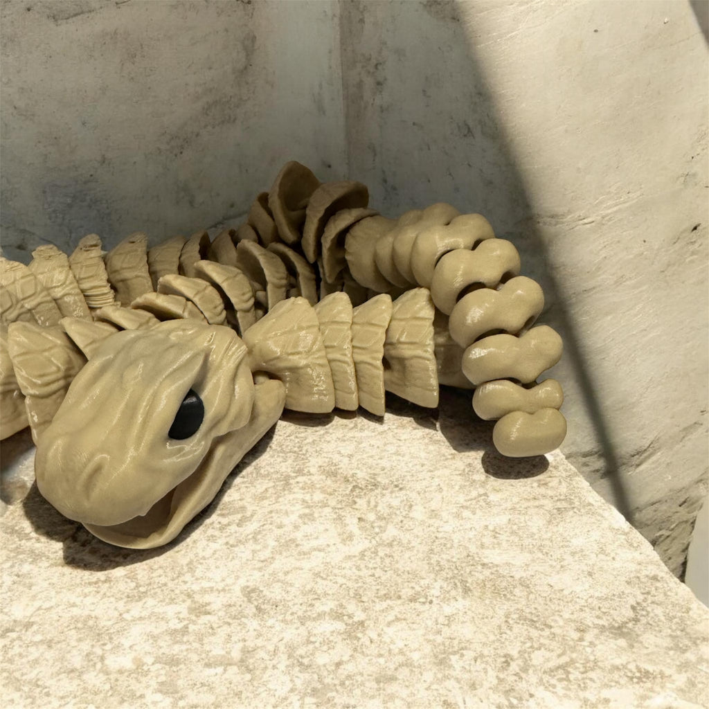 Large Rattlesnake 3D Printed