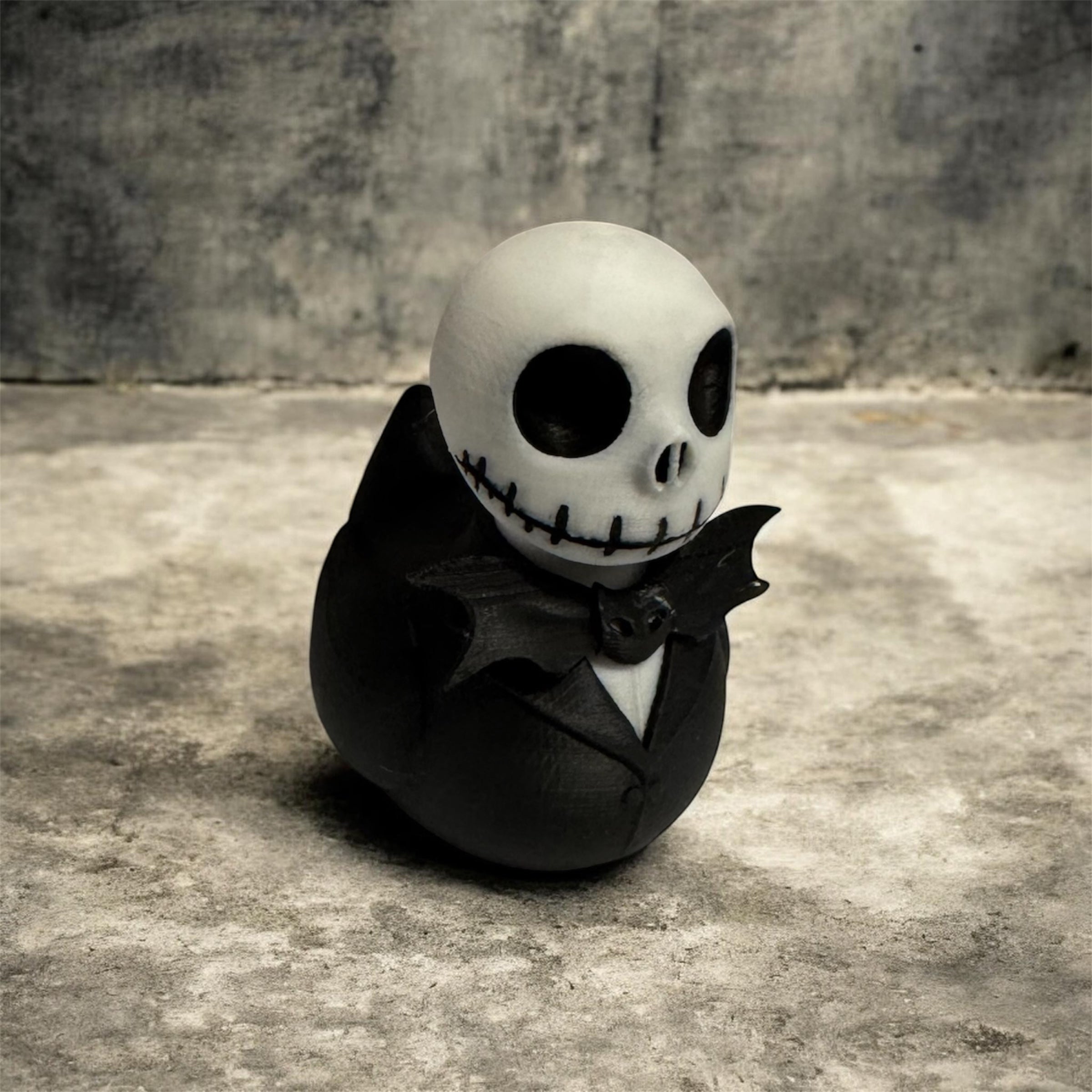Skull duck Keychain 3D Printed