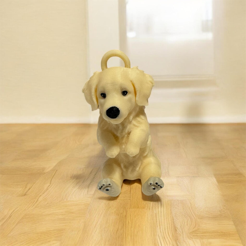 Dog Keychain 3D Printed