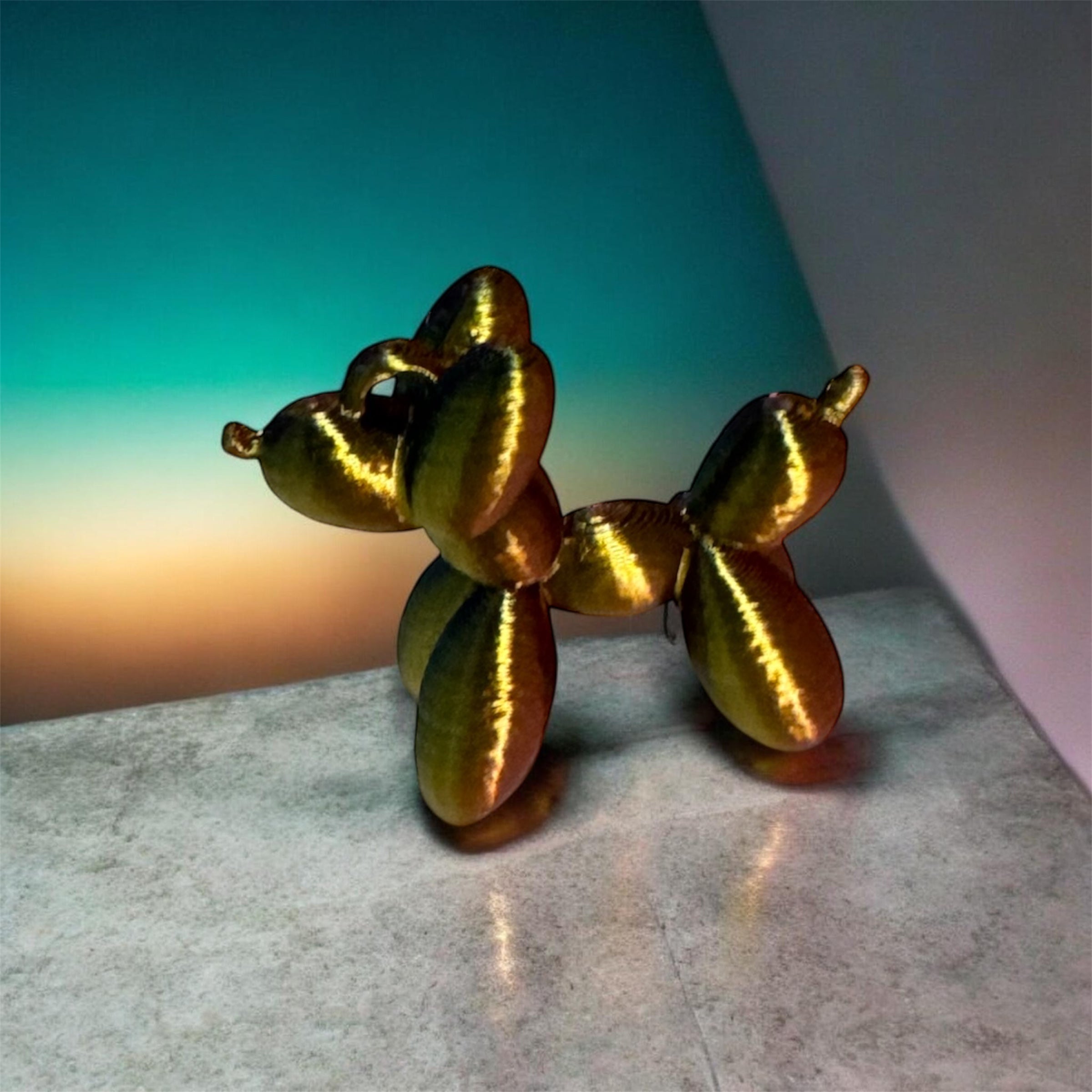 Mini Balloon dog 3D Printed