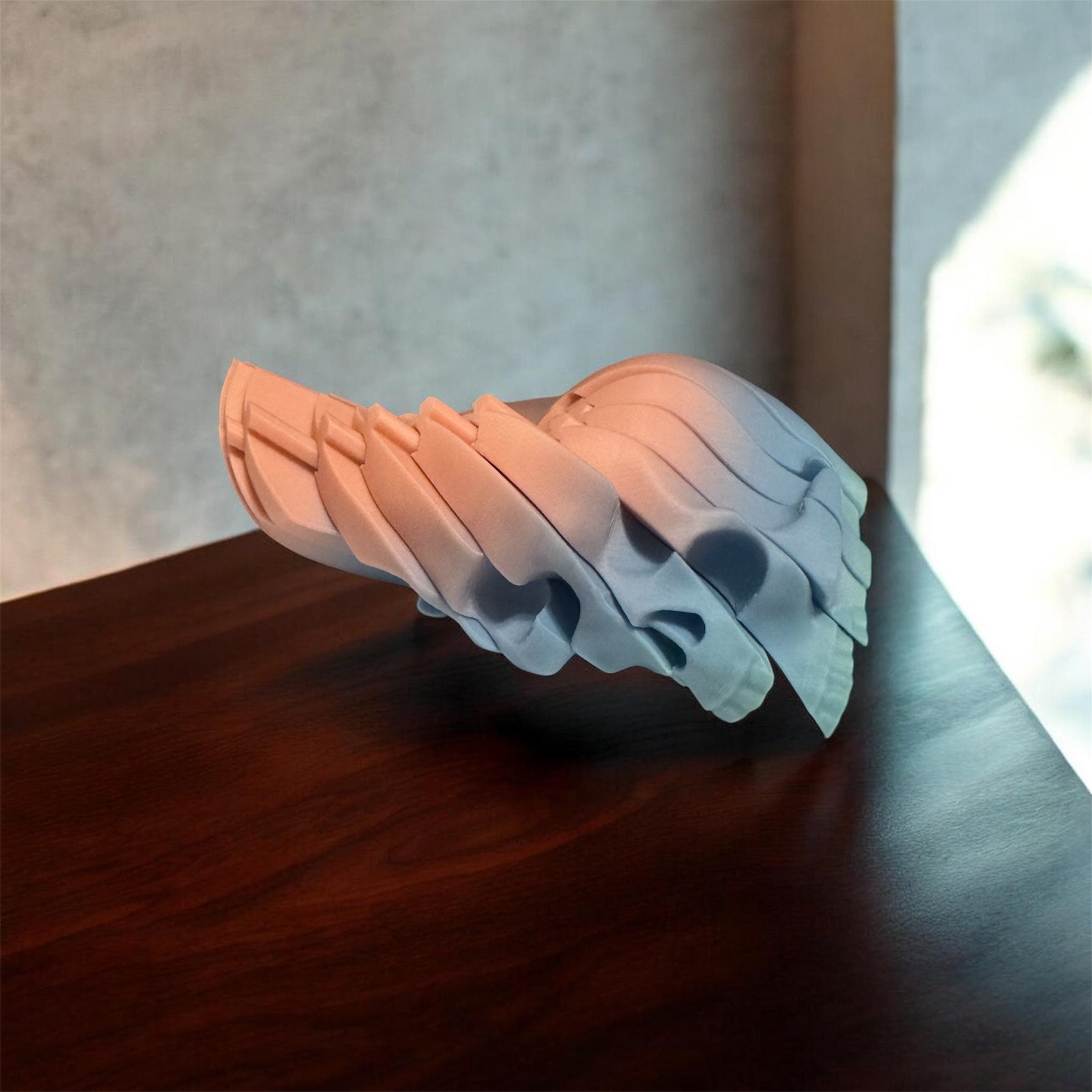 Split Skull Fidget 3D Printed