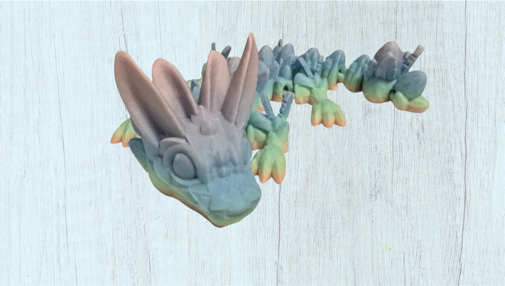 Easter bunny dragon 3D Printed