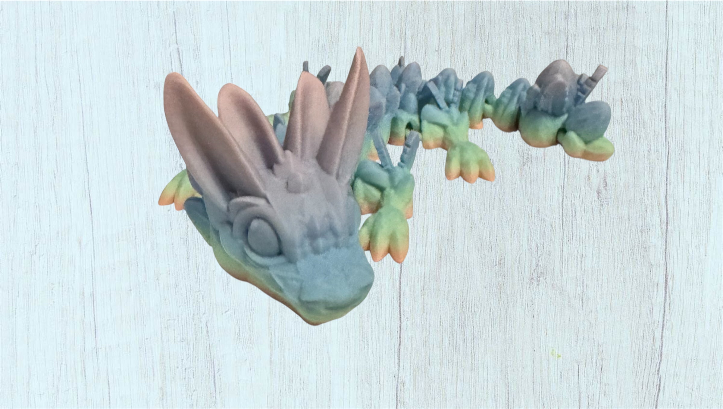Easter bunny dragon 3D Printed