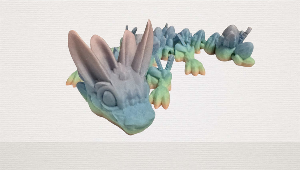 Easter bunny dragon 3D Printed