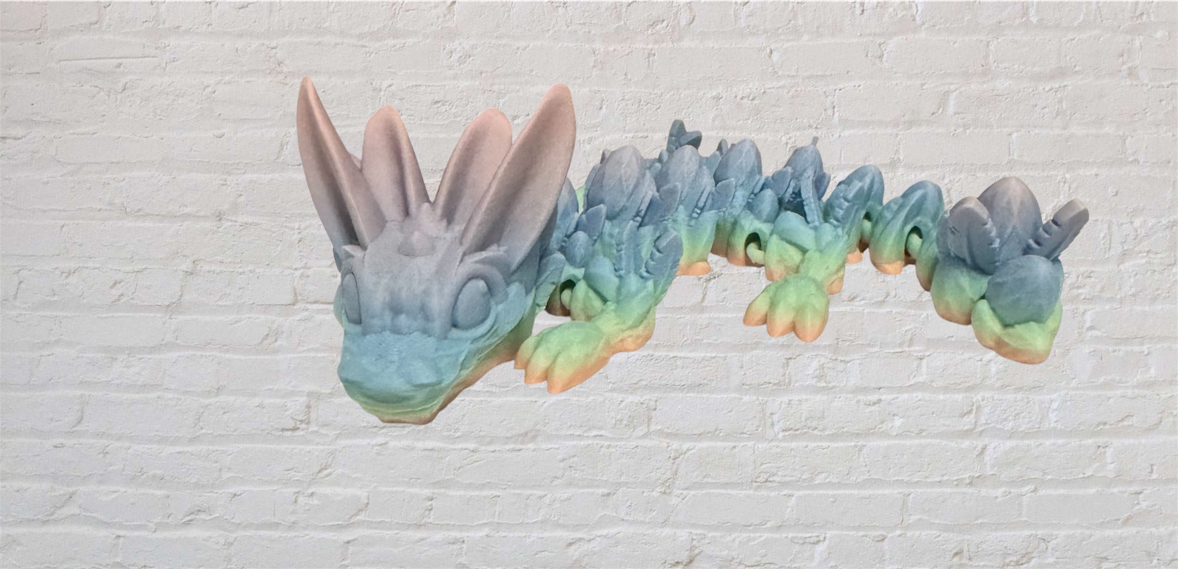 Easter bunny dragon 3D Printed
