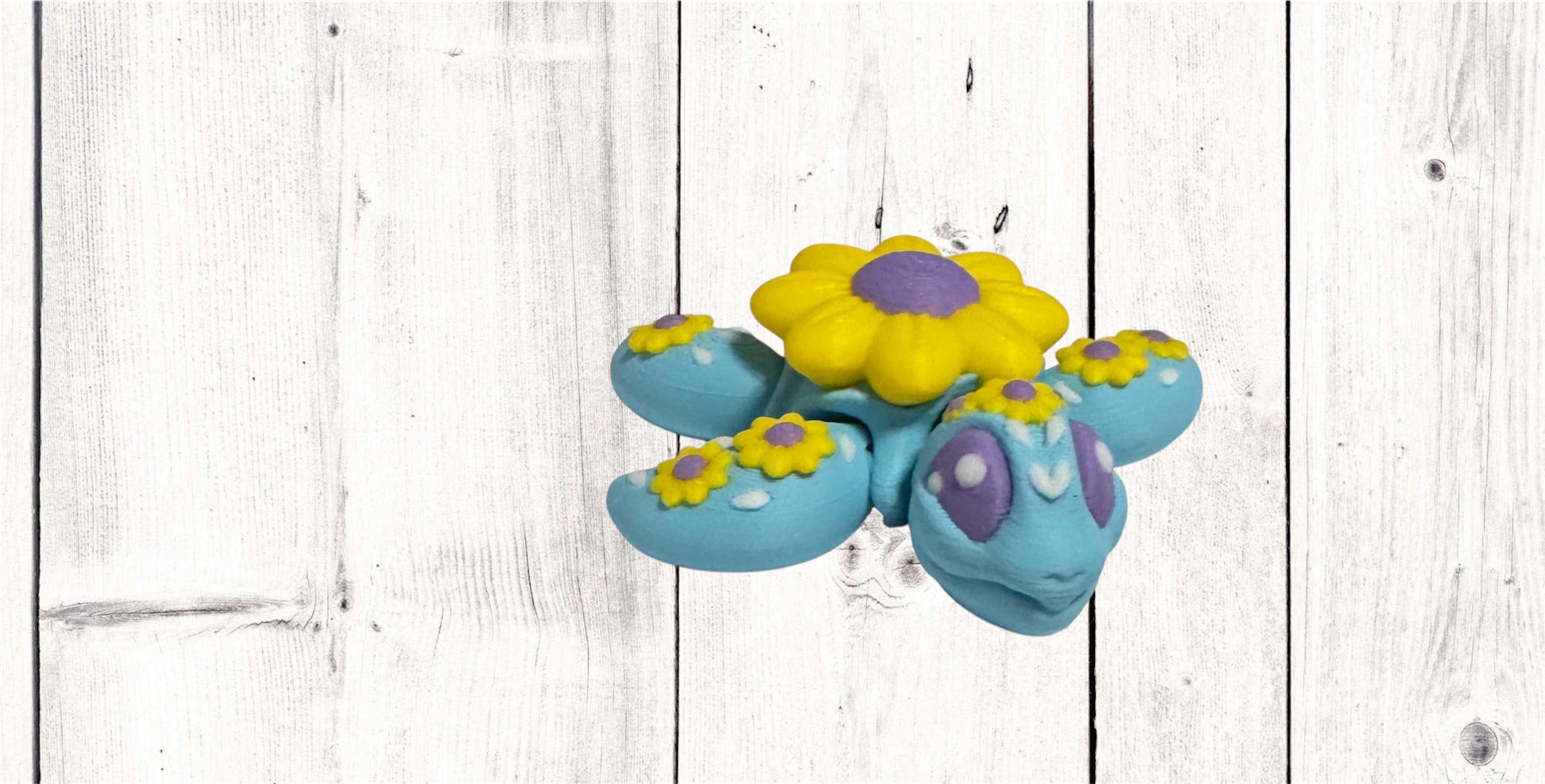 Sunflower turtle 3D Printed